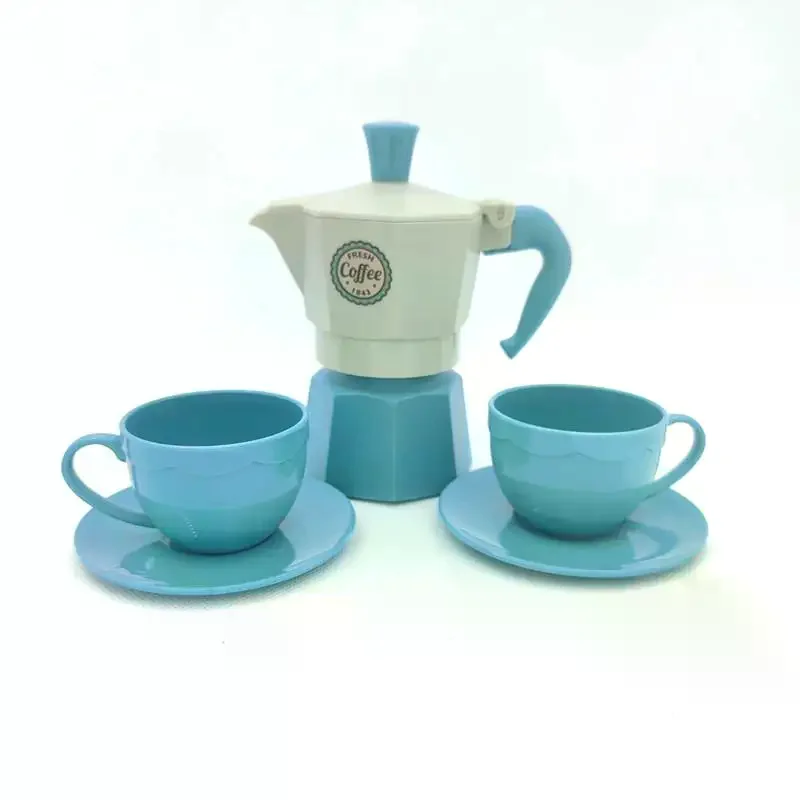 4/5/7 Uds. Casa de juegos/cocina al aire libre DIY juego de té de la tarde juguete para niños regalo juego de simulación juego de café vajilla