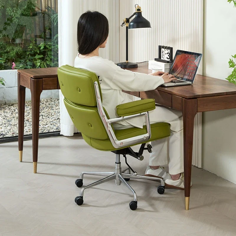 Study computer office chair lift swivel chair leather Ims Robin chair