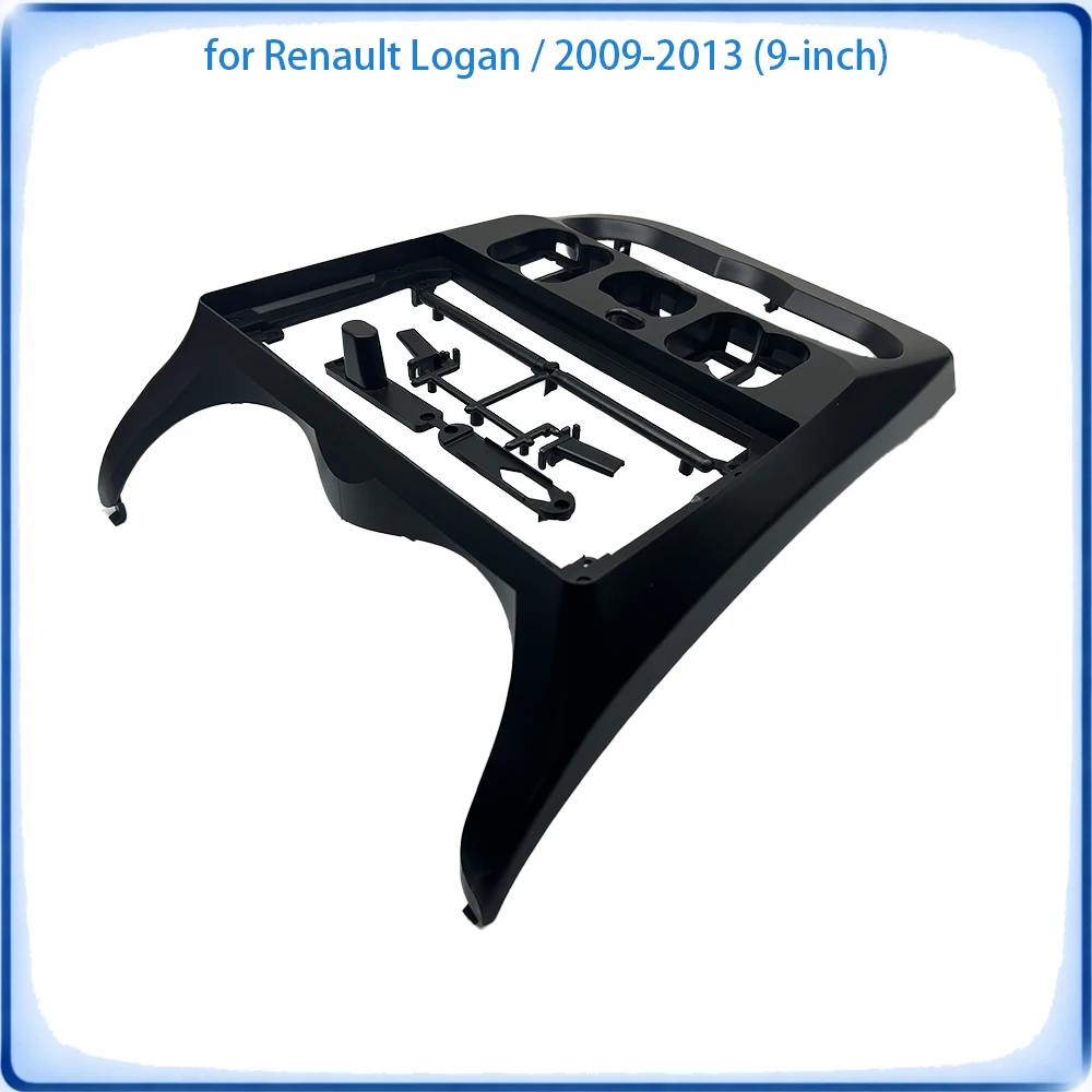 Immagine 5: Cornice Radio per Auto Renault Logan 2009-2013 9 Pollici con Decoder Canbus e Cablaggio Accessori Auto Plug & Play
