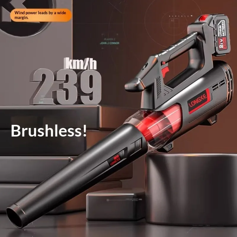 

Портативная мощная электрическая воздуходувка высокого давления, легкая и тихая воздуходувка для листьев, садовая машина для мастерской, воздуходувка