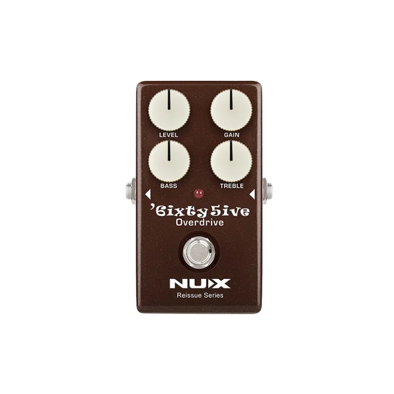 Pedal overdrive NUX 6ixty5ive, efeitos de guitarra elétrica, vintage, som Blackface, acessórios de guitarra