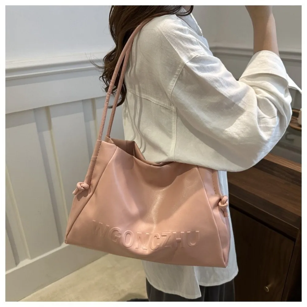 

Fashionable Soft Women Shoulder Bag PU Large Capacity Tote Bag Underarm Bag Working