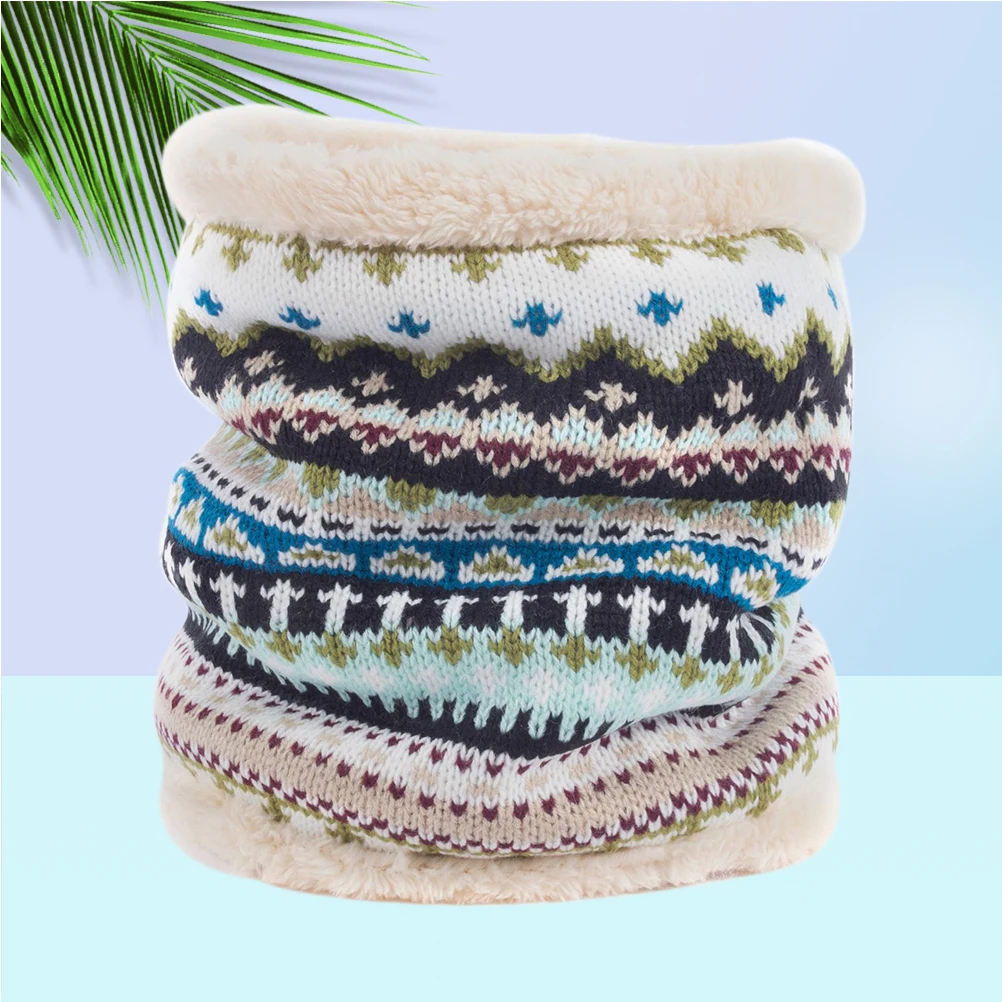 

Thermal Scarf Winter Warm Knit Neck Warmer Circle Shawl Unisex Stretchy One Size Fits Most Outdoor Activities Hunting Hiking