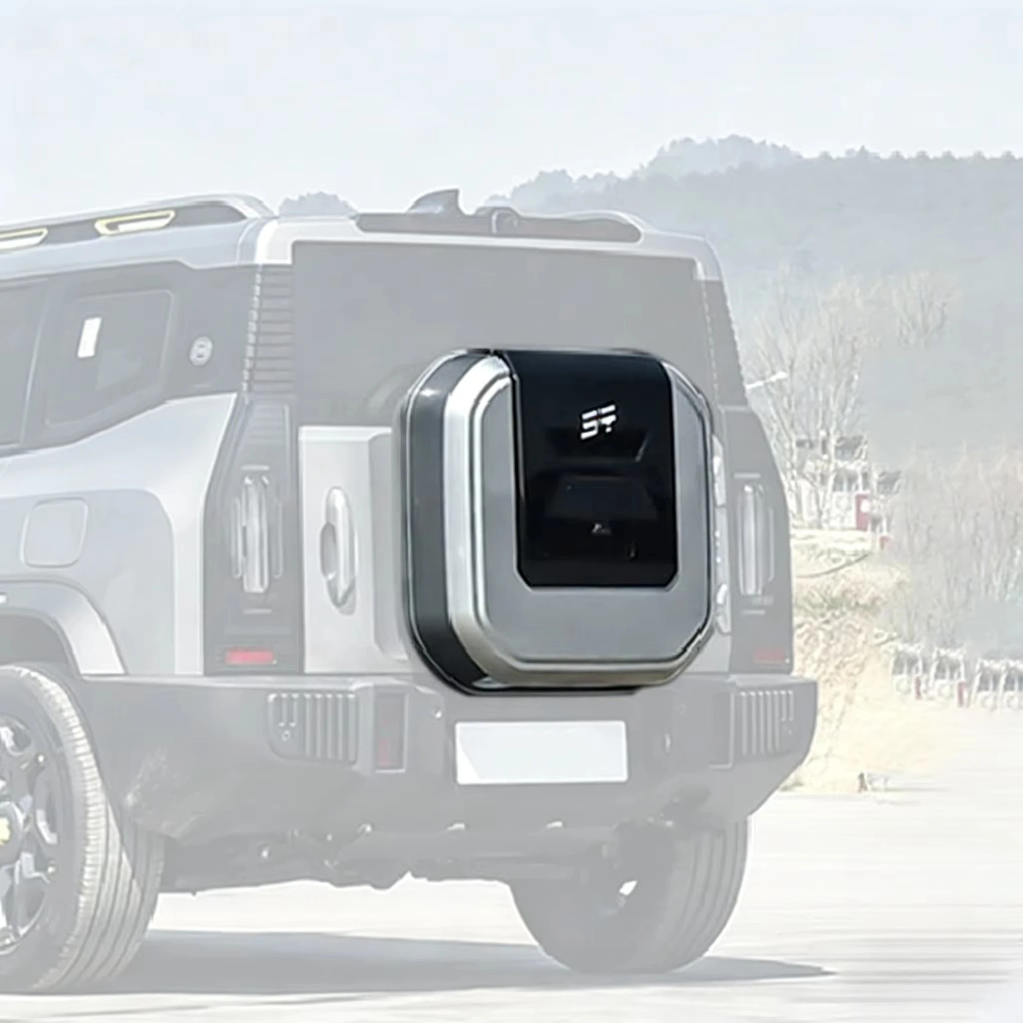 

Hot selling：High Quality Exterior Accessories ABS Tire Cover Steel Waterproof Wheel Spare Tire Cover