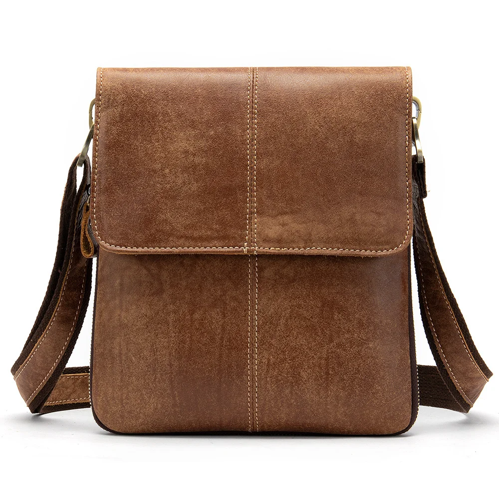 Shoulder Bag Husband Genuine Leather Men's Messenger Business Casual Briefcase Crossbody s Male Side Ipad