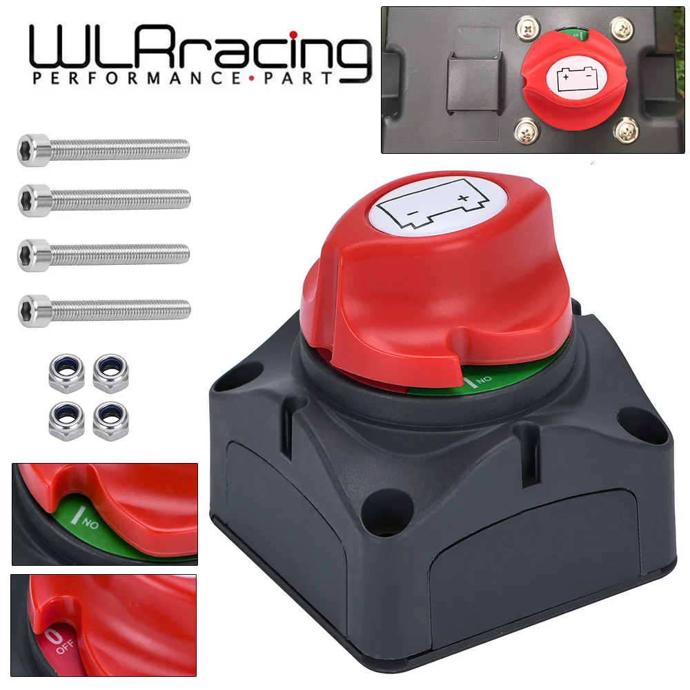 WLR - Car Auto 12V-60V 100A-300A RV Marine Boat Battery Selector Isolator Disconnect Rotary Switch Cut