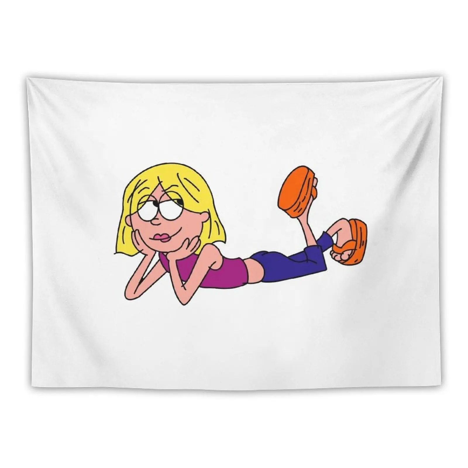 New Lizzie Mcguire cartoon Tapestry Decoration Pictures Room Wall Anime Decor Wall Art Tapestry Wall Hanging