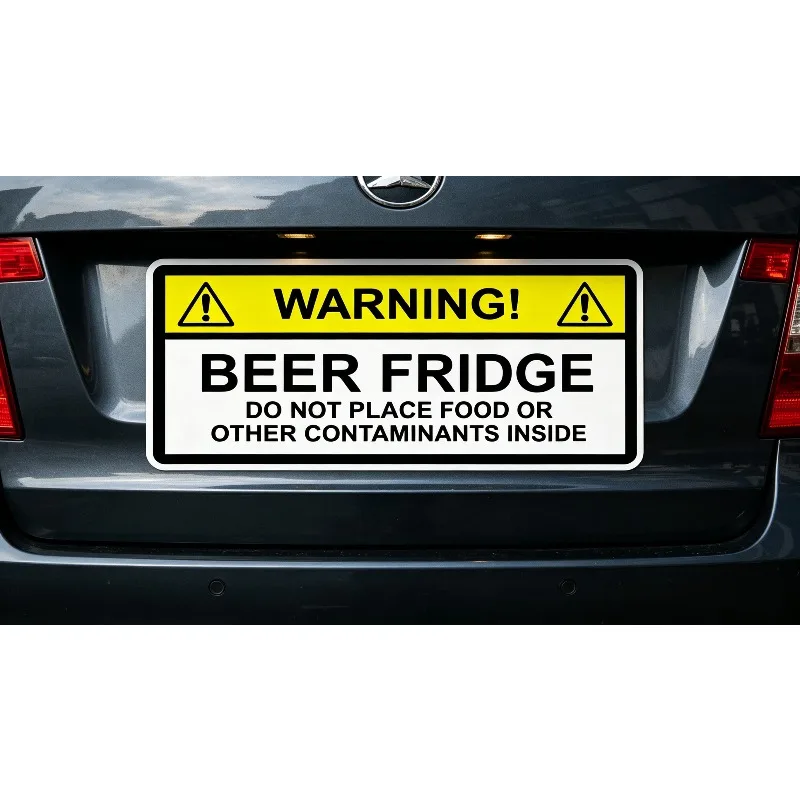 Cartoon 15cm PVC Wide Vinyl Car Sticker Decal Cheap Man Cave Alcohol for Cars Walls Bumpers KK