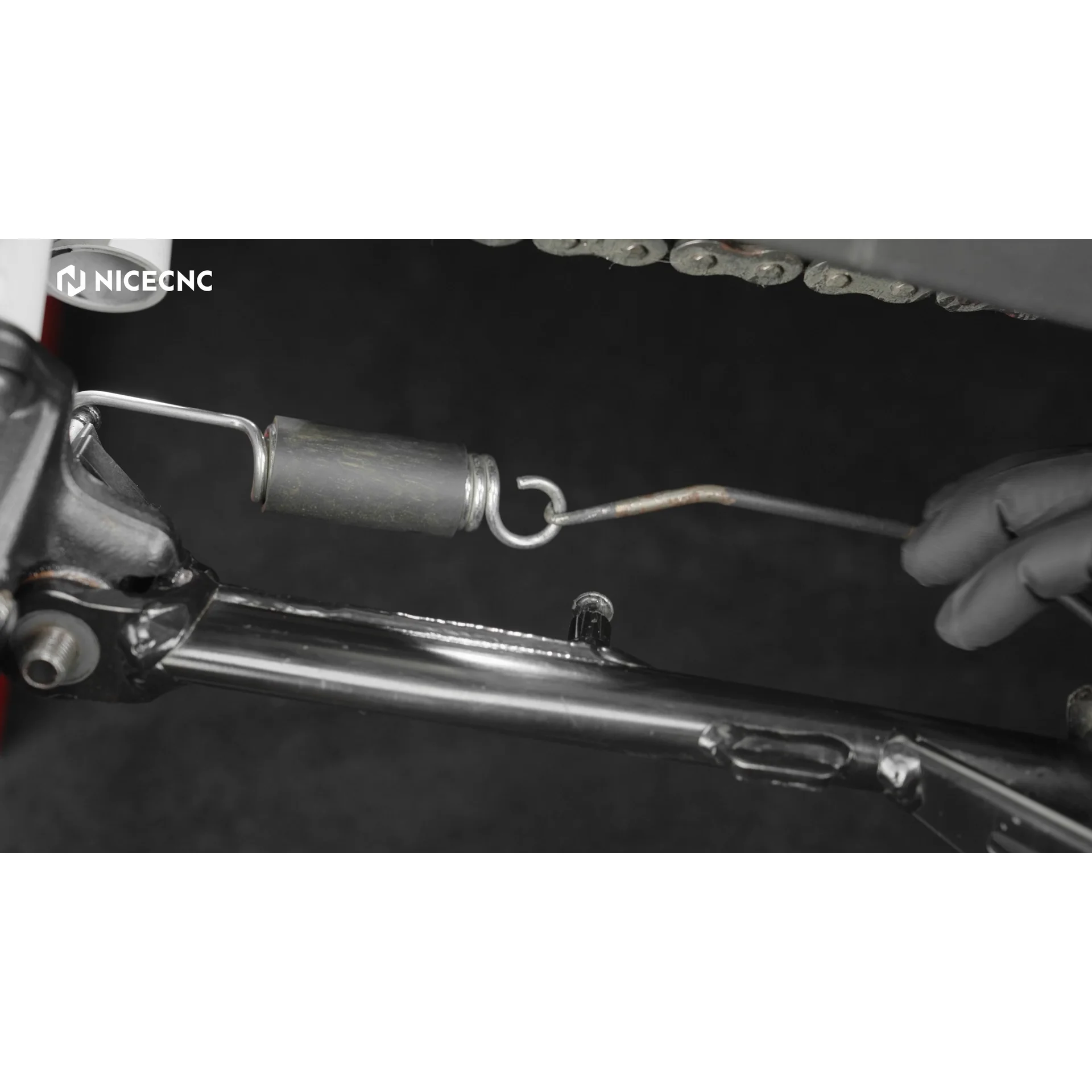 For KTM 690 790 890 Exhaust Pipe Spring Hook Kickstand Spring T-Handle Puller Tool for Husqvarna 701 901 BMW R1250GS R1200GS ADV