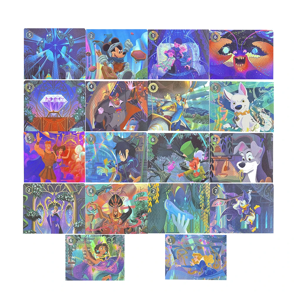 

Lorcana Proxy Cards Whole Set Enchanted Chapter 7 Archazia's Island Bolt Jafar Ratigan The Return of Hercules Tamatoa EN/FR