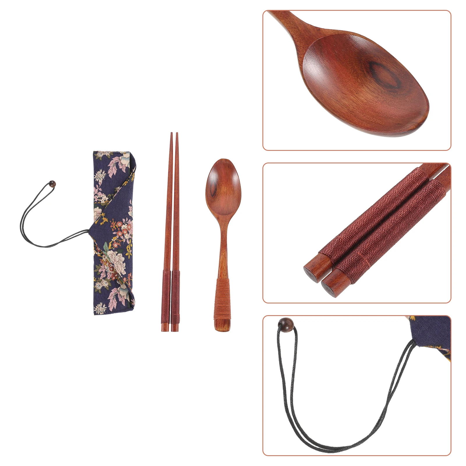 

1Set Portable Tableware Cloth Travel Cutlery Lightweight for Outdoor Camping Picnic Bbq Portable Tableware