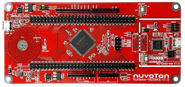 

1PCS NuMaker-M258KE Nuvoton new tang NuMaker development board