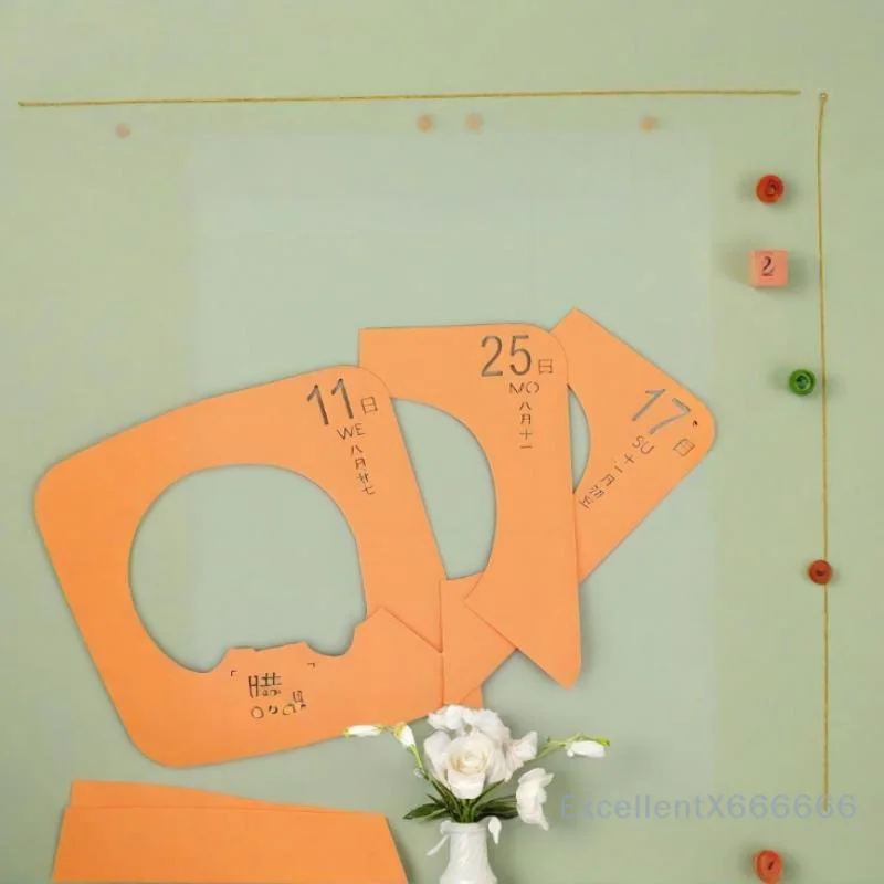 

Desktop Decoration Gift 2026 LED Light Mushroom House 3D Tear-Away Desk Calendar Carving Notepad