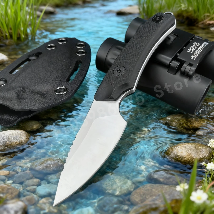 BK 662 cuchillo de utilidad portátil, hoja 5Cr13Mov, mango de fibra de nailon, bolsillo táctico defensivo EDC, herramienta pequeña para acampar
