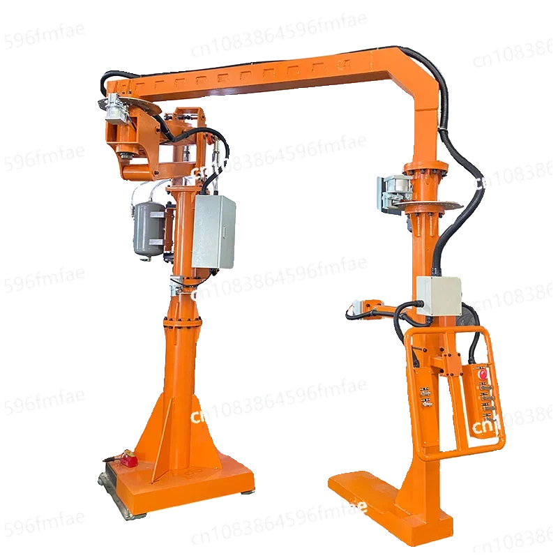 Hard arm assisted robotic arm, labor-saving gravity handling, suspended balance crane, hydraulic assisted handling