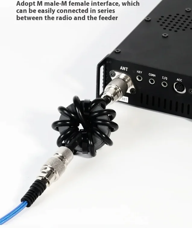 EM-25/EM-43 1.8-30MHz Koil Choke Gelombang Pendek Cincin Magnetik Untuk Alat Pengukuran Uji Radio Gelombang Pendek HF Aksesoris