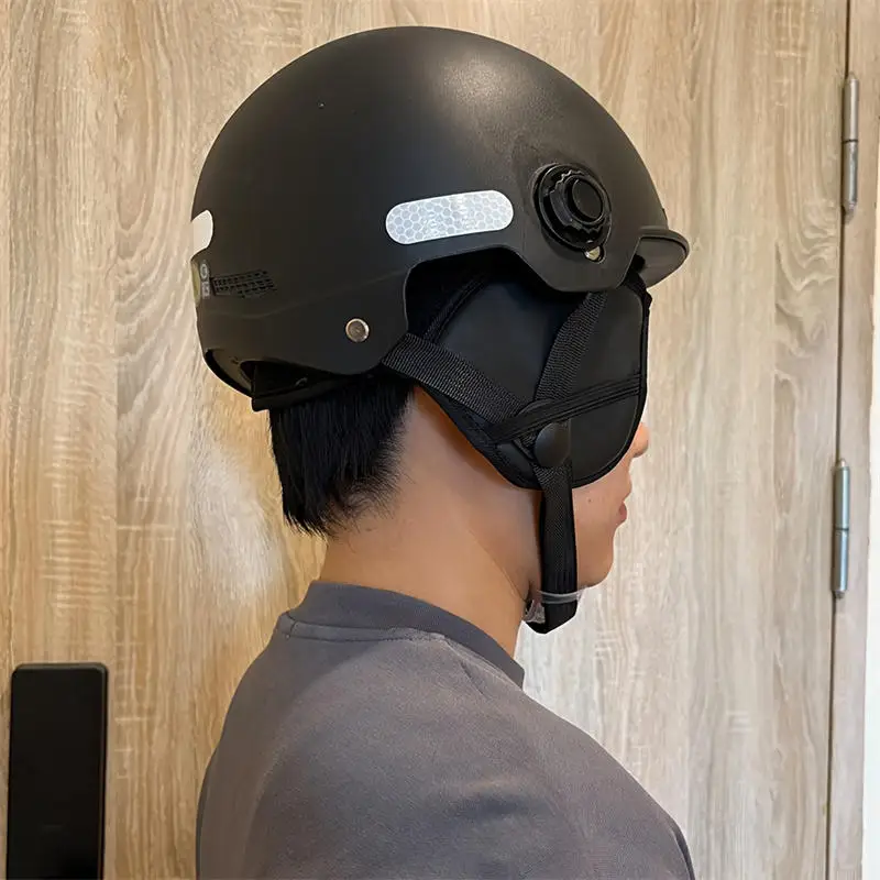 Winter Electric Motorcycle Helmet Liner Warm Beanie Padded Ear Protection Head Cover Motorbike Helmet Liner Cycling Equipment image 3