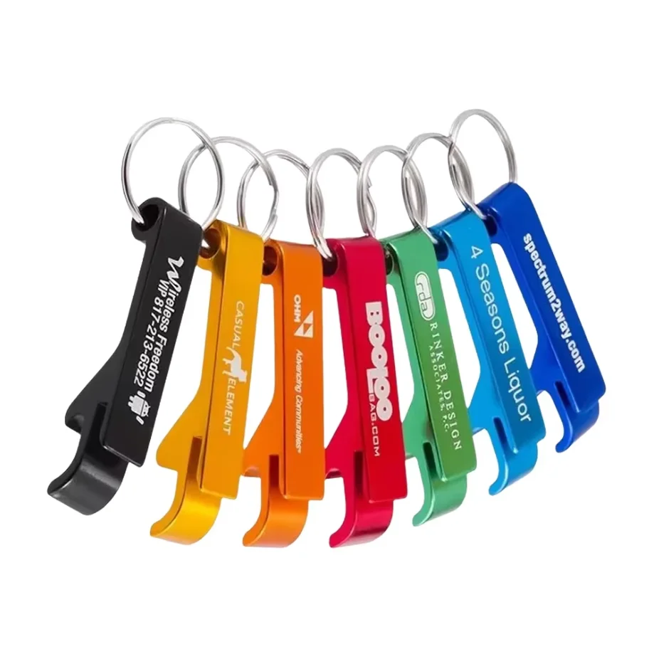Personalized Beer Bottle Opener Keychain Custom Engraved Wedding Favors and Gifts Keepsake Keyring Key Ring with LOGO