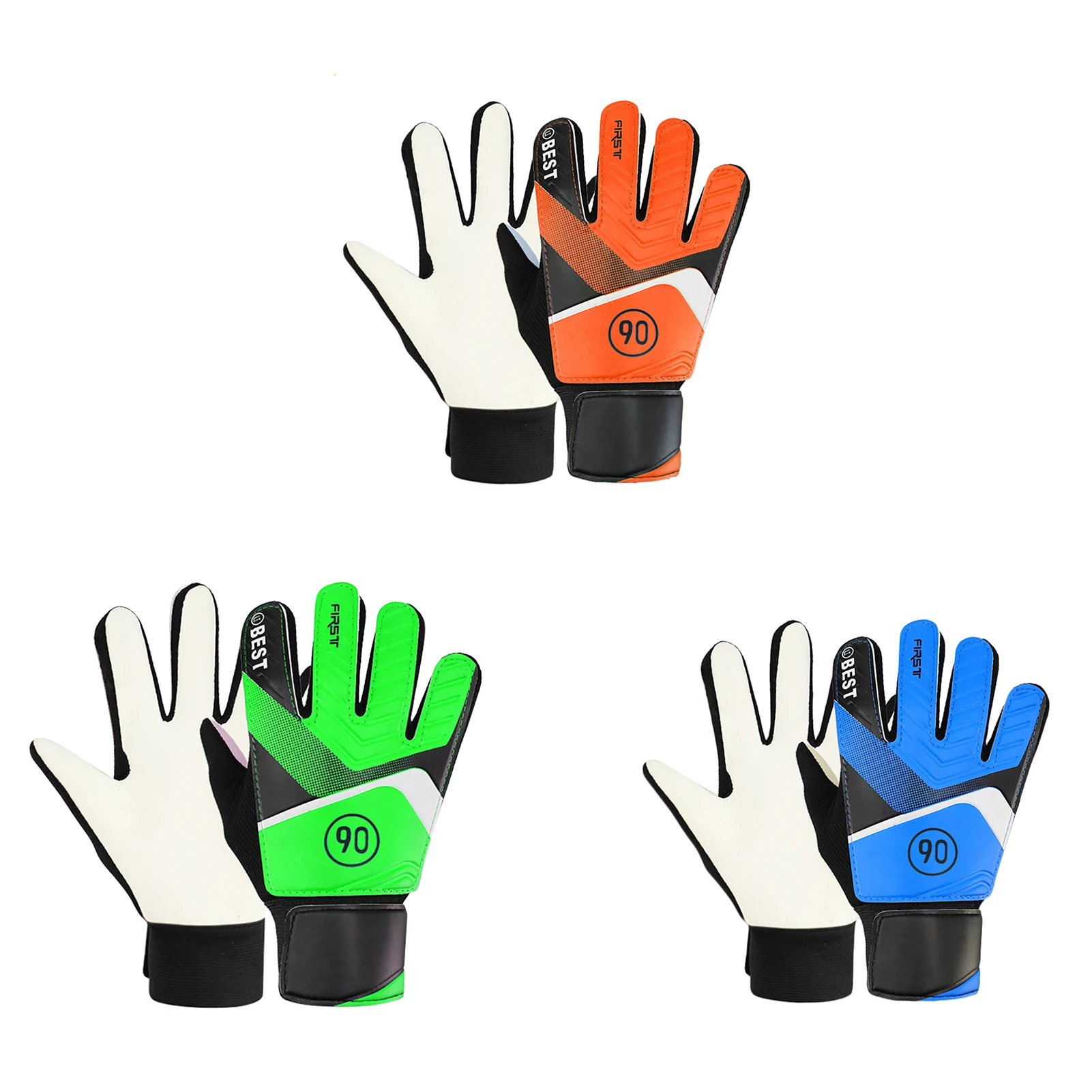 Goalkeeper Gloves For Kids/Youth Non-Slip Soccer Goalie Gloves Latex Full Finger Latex Football Glove For Football Equipment