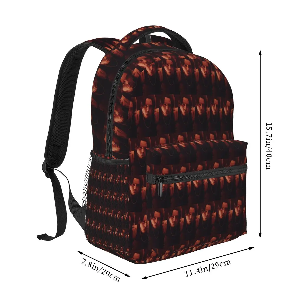 Bad Omens Noah Flannel Rock Music Student Backpack School Bag Hiking Travel Daypack for Men Women Fashion Bookbag Shoulder Bags