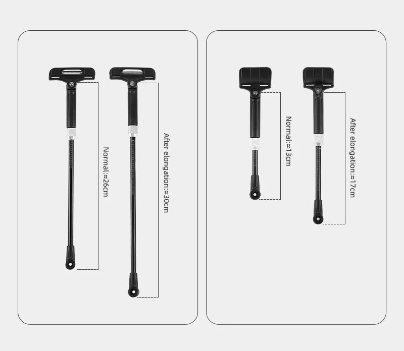 WEST BIKING Schnellspann-Fahrrad-Schutzblech-Set 8cm Verbreitert Höhenverstellbar Doppelhalterung Für 26 27,5 29 Zoll MTB Schutzblech – Detail 13