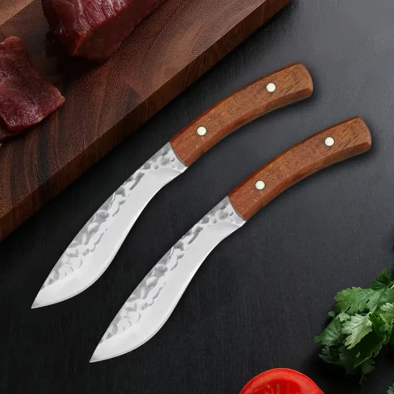 Utility Barbecue Messer Schneiden Fleisch Obst Schneiden Messer Hand Geschmiedet Klinge Ausbeinmesser Edelstahl Chef Küchenmesser