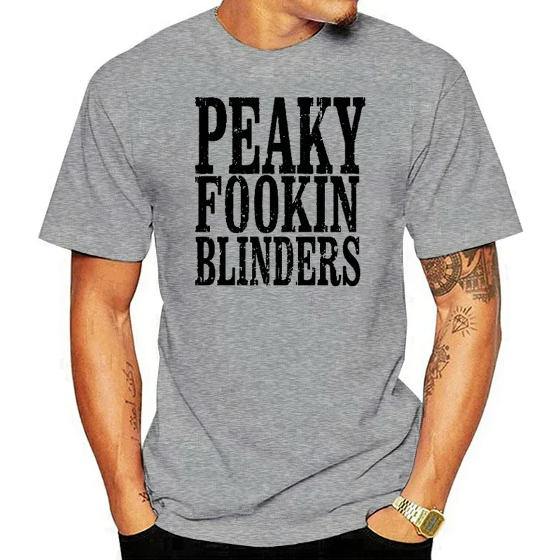 streetwea  vintage Male Tshirt Peaky Fookin Blinders T Shirt Men Shelby Bros T-shirt  Style Peaky Blinder Retro Tee Shirt Homme