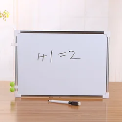 Tableau blanc magnétique double face effaçable à sec pour enfants, ménage, réfrigérateur