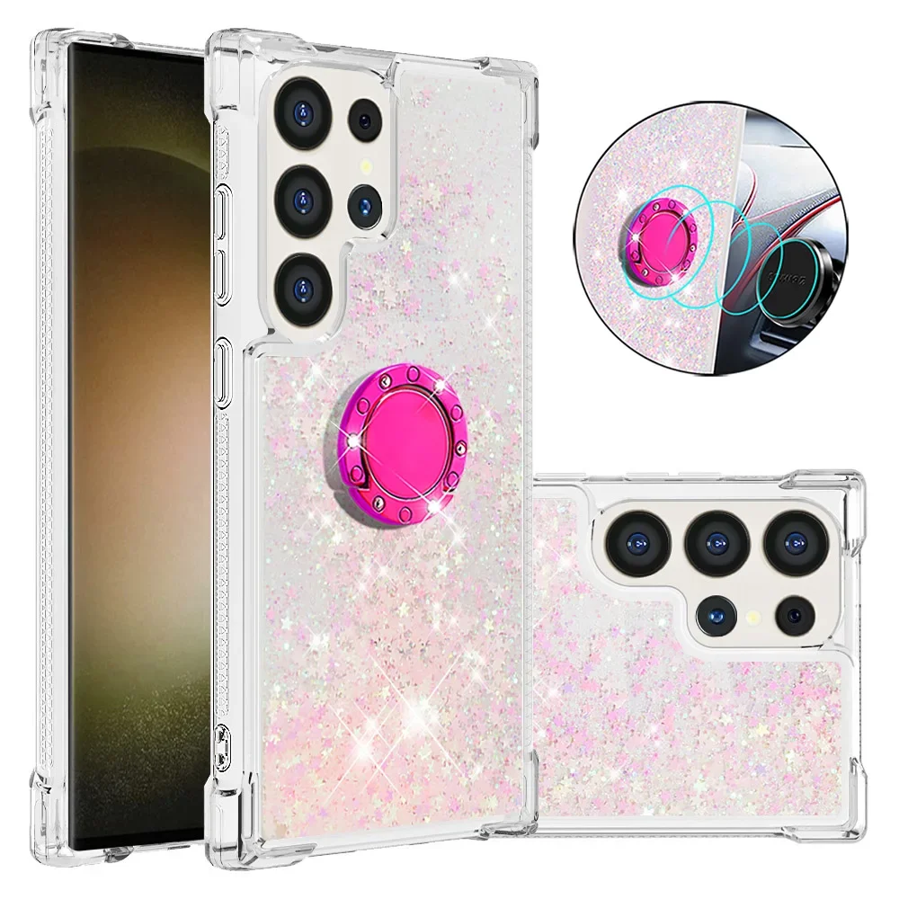 Handyhülle für Galaxy S25 Ultra S24 S23 FE S22 Plus A16 A06 A26 A36 A56 A15 A55 A35 A15 A05 A05S A54 A34 A14 Ringhalterabdeckung