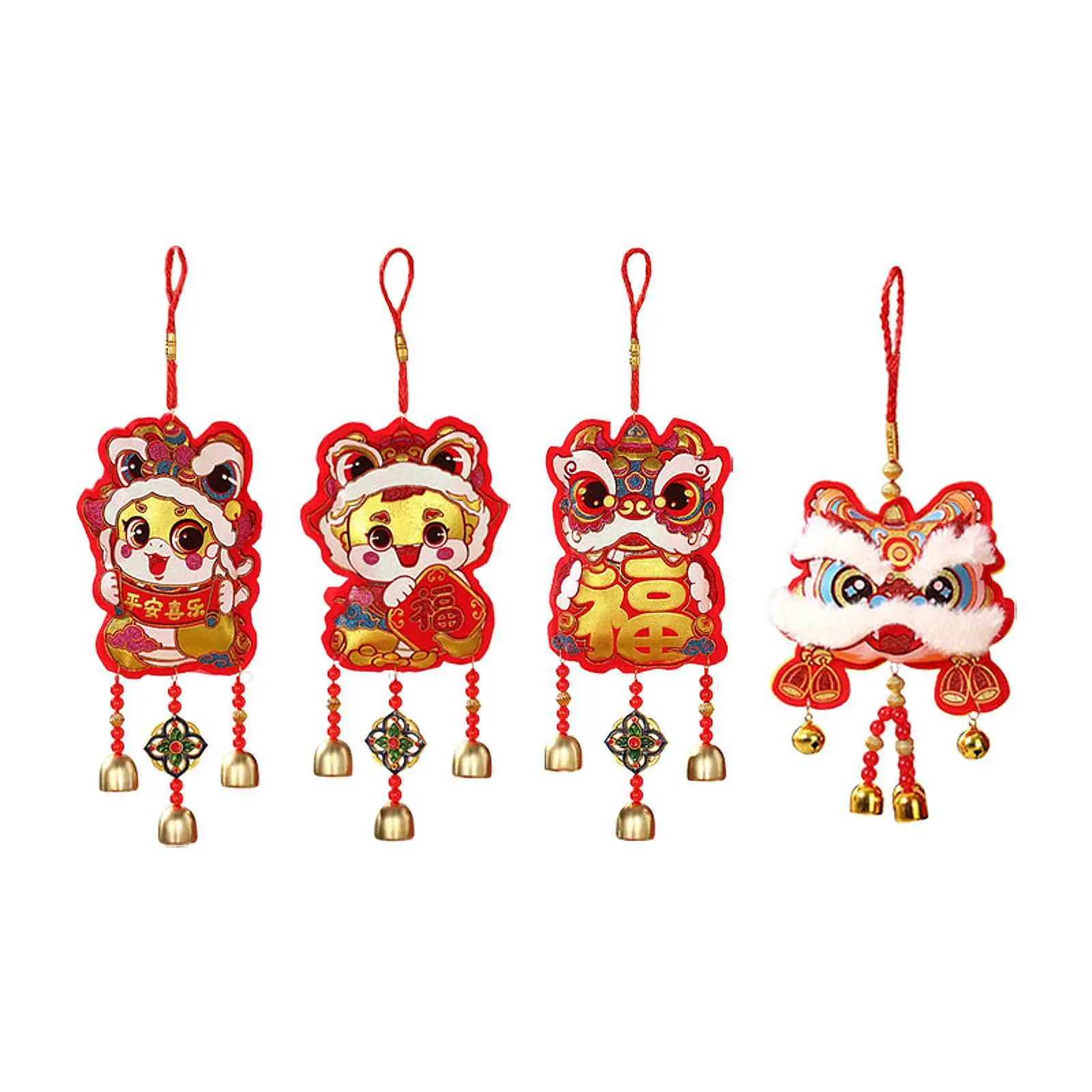 2025 Chinese New Year Hanging Ornament, Snake Year Decoration, Spring Festival Hanging Decoration Lucky Charm for Shop Window