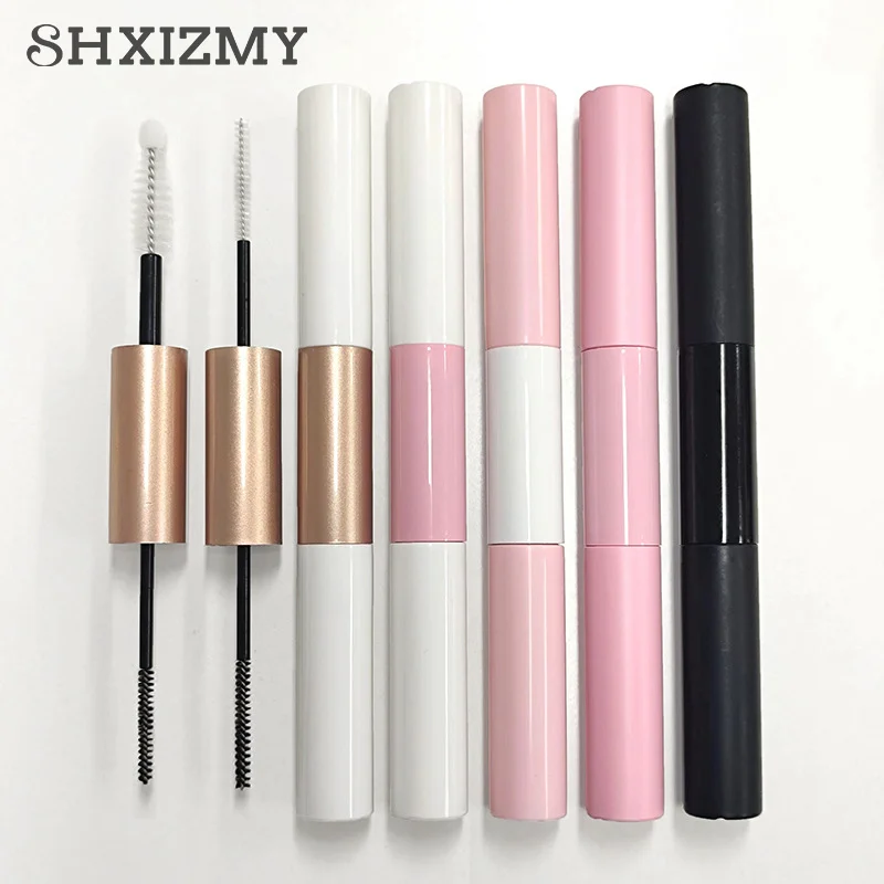 3.5ml Double Headed Empty Mascara Tube With Plug Eyelash Cream Container Bottle Make Up DIY Cosmetics Empty Tubes Pink