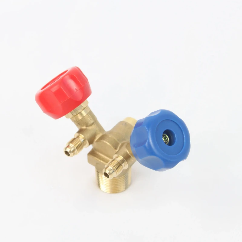 

Special cylinder valve for recovery and filling/high and low pressure claw valve/explosion-proof refrigerant bottle mouth valve