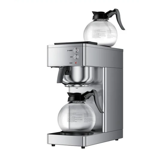 Commercial Stainless Steel Drip Coffee Brewer Double Warmer Office Hotel Breakfast Drip Coffee Maker