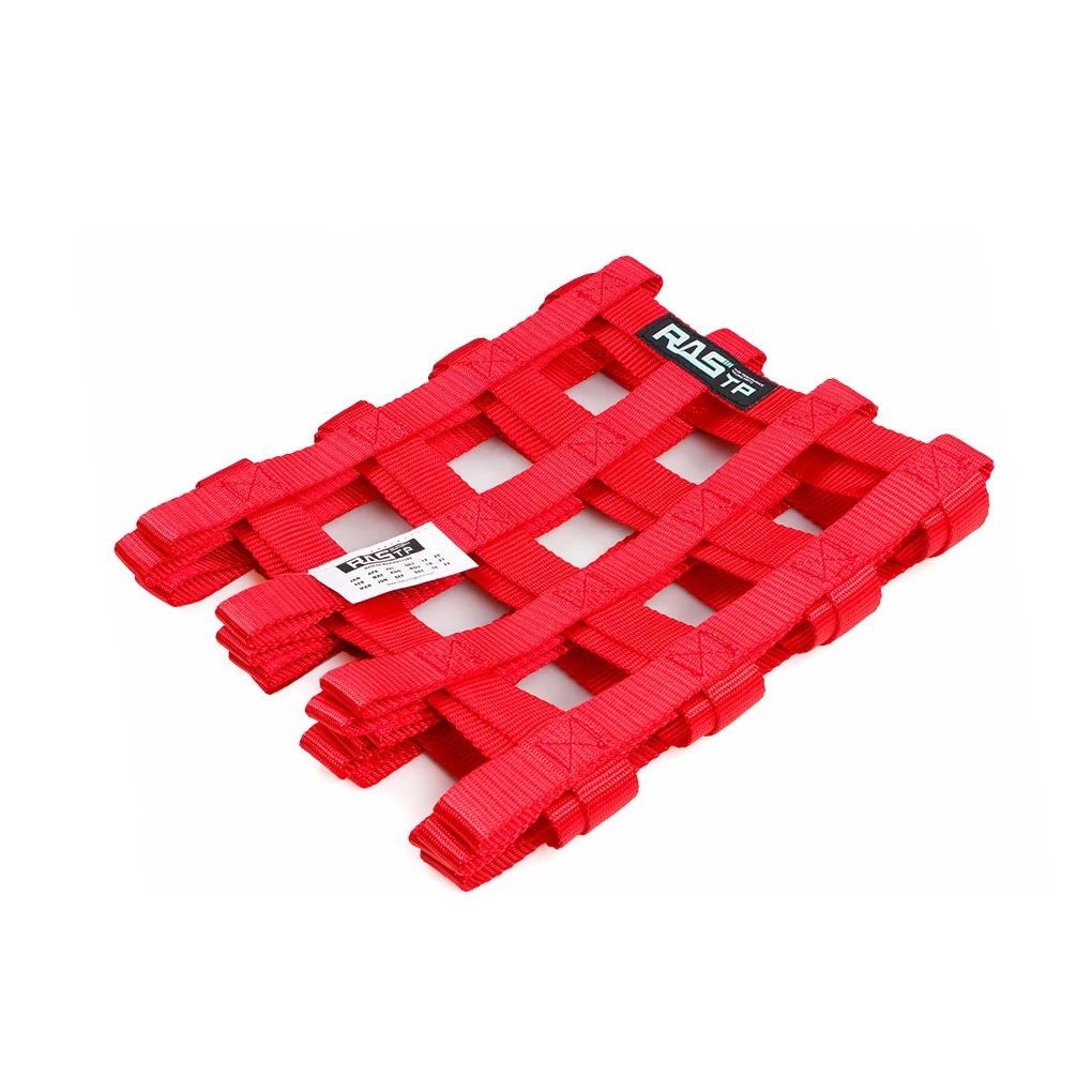 

23.6"x23.6" Nylon Racing Car Window Net Universal Ribbon Style Equipment Automotive Upgrading Replacement Accessories