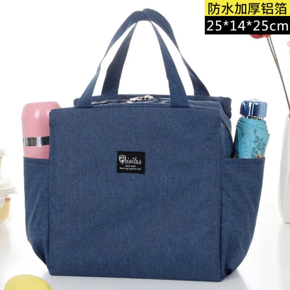 Cooler Bags Portable Zipper Thermal Lunch Bag for Women Portable Fridge Lunch Box Tote Thermal Food Door for Travel School