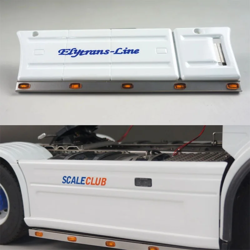 

For Tamiya 1/14 Scania Side Panel Lights and Spoiler Lights in the Sikar Model.