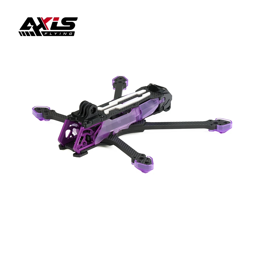 Axisflying Manta 5 SE DC V2 Frame for 5 inch Purple-green Mixed Color FPV Freestyle RC Drone