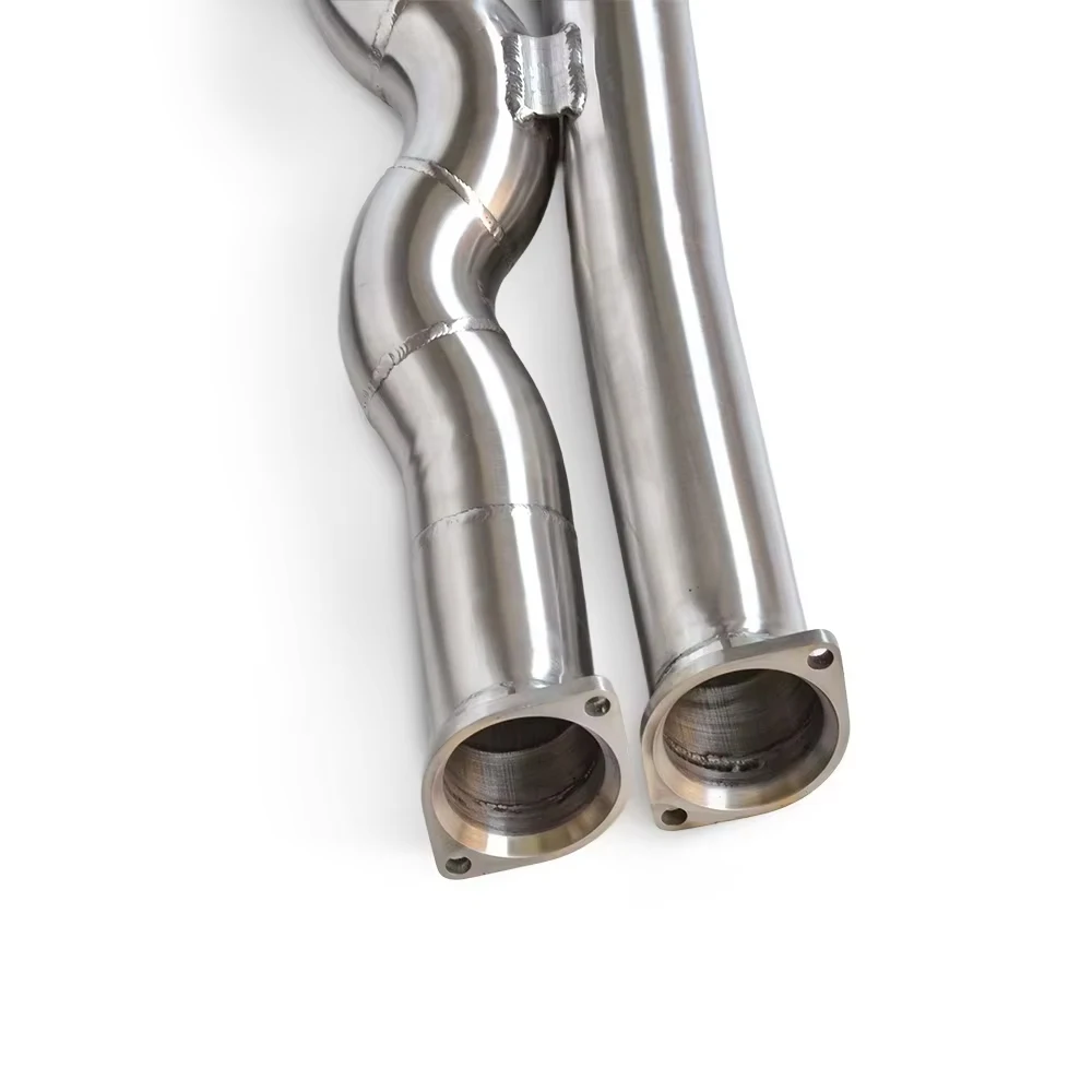 For BMW M2C M2 Competition F87 S55 3.0T 2018-2021 Exhaust Midpipe Performance Modified Exhaust With Resonator