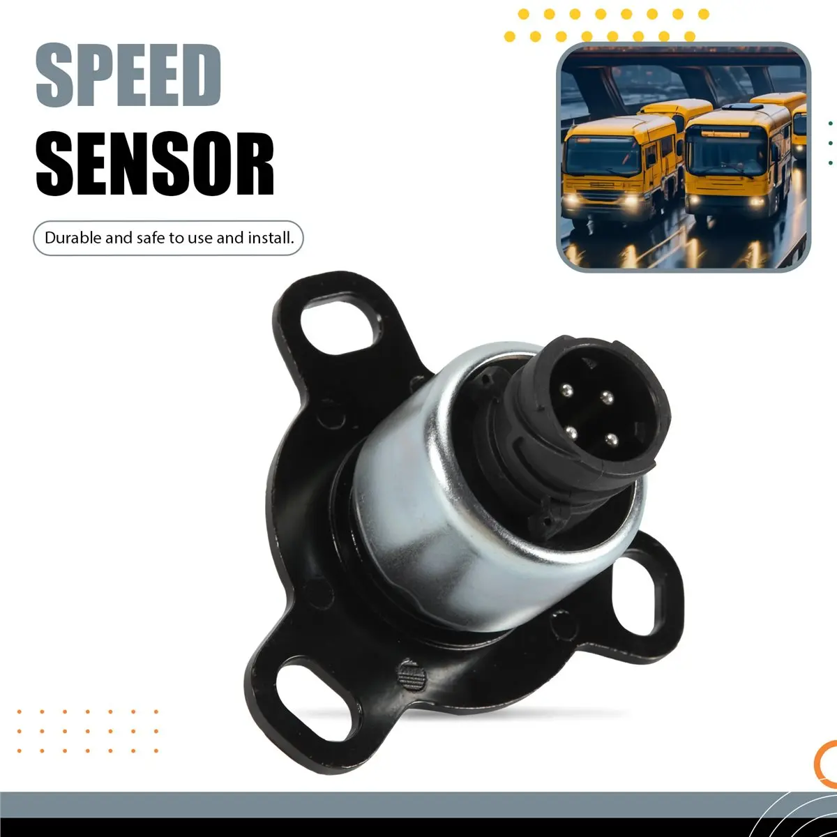 

#45R Automotive Parts & Accessories,Odometer Sensor Speed Sensor for Kamaz MAZ PAZ Replacement Parts (Metal + Plastic)