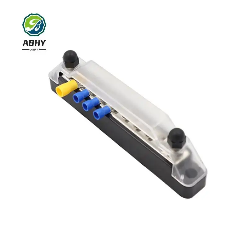 

ABHY-10-контактные винтовые клеммные колодки, аксессуары для шин 150 А с клеммами для ремонта проводки автомобиля и лодки, поддерживает до 48 В