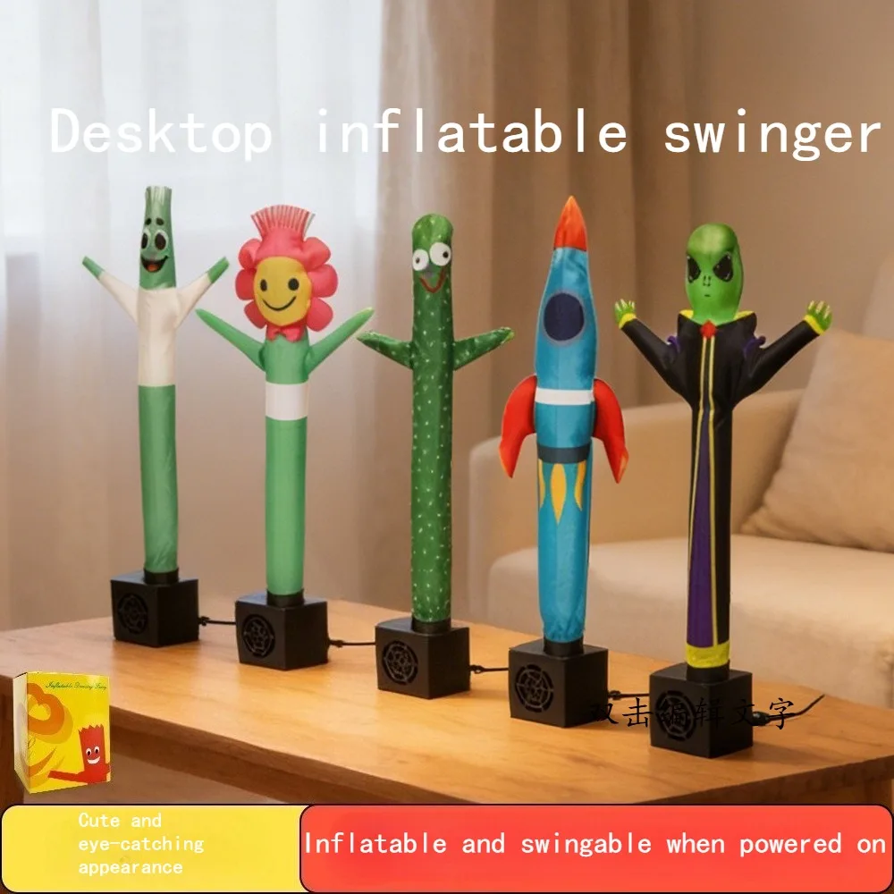 

Mini desktop swinging air model; inflatable dancer,Internet celebrity funny doll;office stress relief tool,birthday gift,tumbler