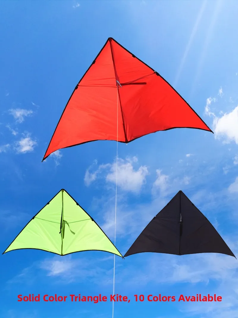 Weifang 2024 Nieuwe 0,8 m Pure Color e Kite High End Volwassen Gemakkelijk te vliegen id Doek Verschillende kleuren beschikbaar Kite Sports