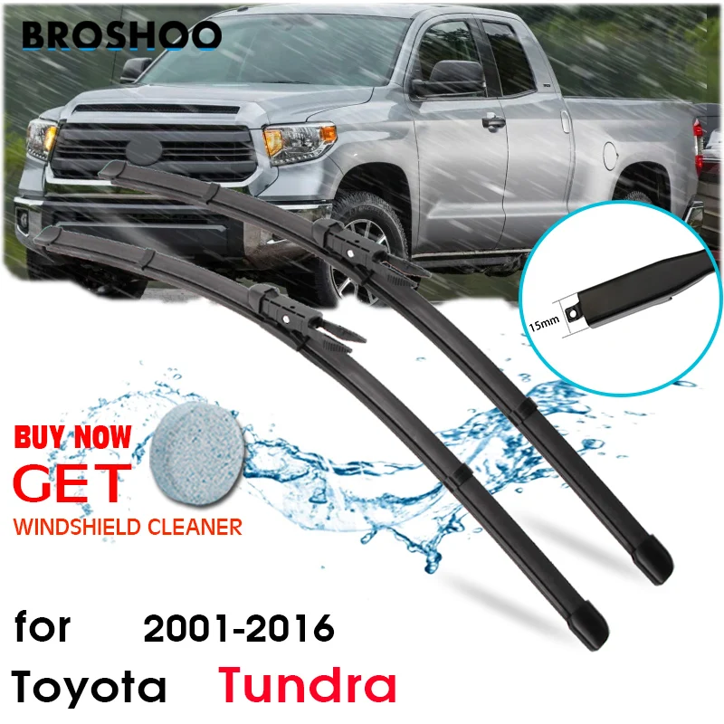 

BROSHOO Auto Wiper Blades For Toyota Tundra 2001 2002 2003 2004 2005 2006 2007 2008 2009 2010 2011 2012 2013 2014 2015 2016