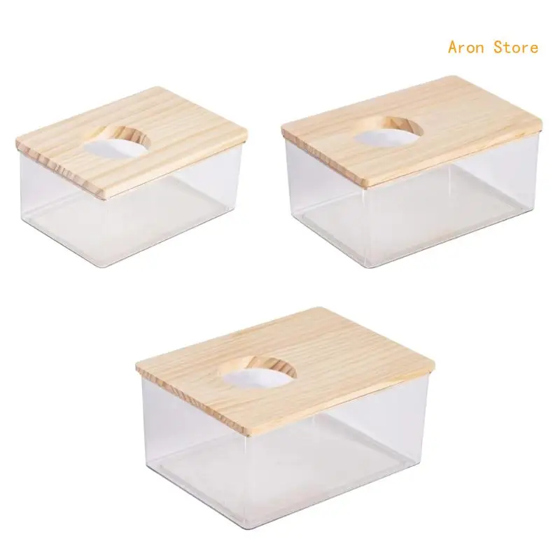 

Pet Sandbath Box Hamster Bathroom Toilet Chinchillas Habitat Décors Pet Supplies H3CF