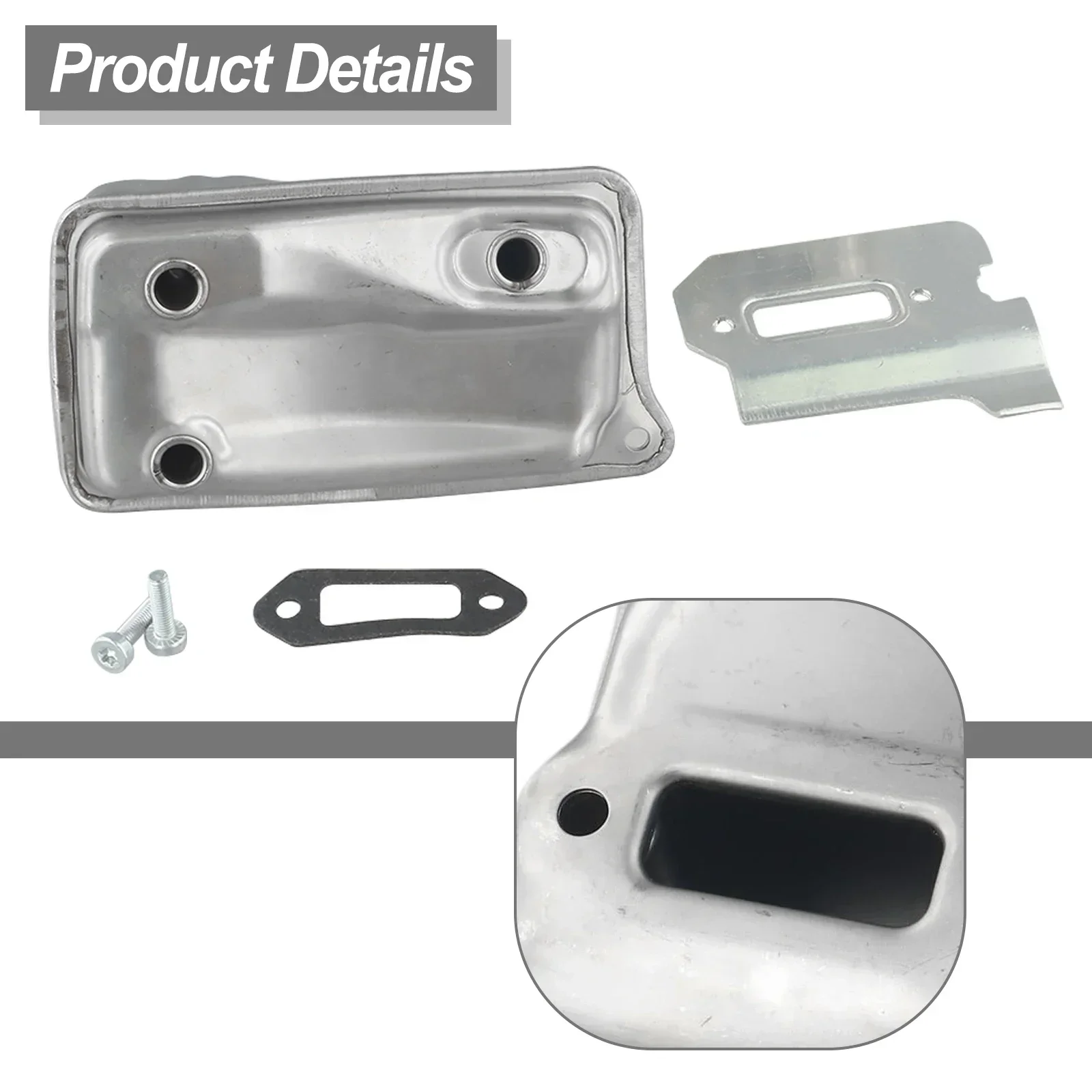 

Chainsaw Muffler Exhaust Gasket Kit For TS410 TS420 410 420 Exhaust Fits Muffler Exhaust Garden Tool Parts Exhaust Gasket