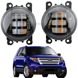 2pcs Car styling Fog Light Assembly H11 12V Fog lamps For Ford Explorer 2011 2012 2013 2014