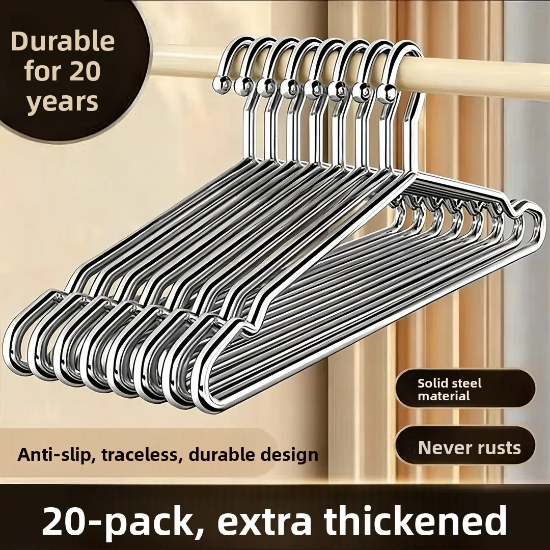 

Thi 304 Stainl Steel Clothes Hanger Anti-Slip Drng Clothes Hook Home Storage Organizer for Coats And Clothes