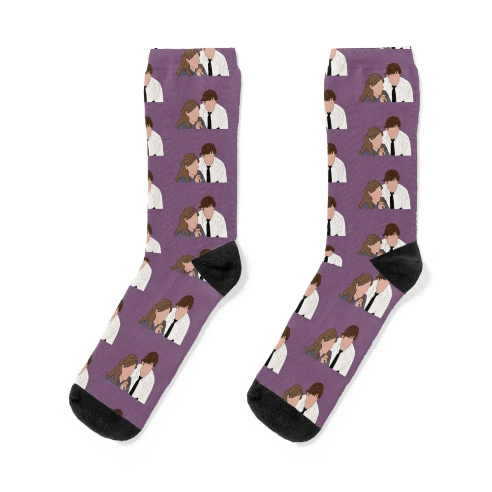 Jim and Pam - The Office Socks