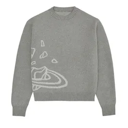 2024 pull planète cosmique étoile en tricot cavalier adolescent y2k vêtements traf dames top noir thermique top hommes lâche vêtements confortables