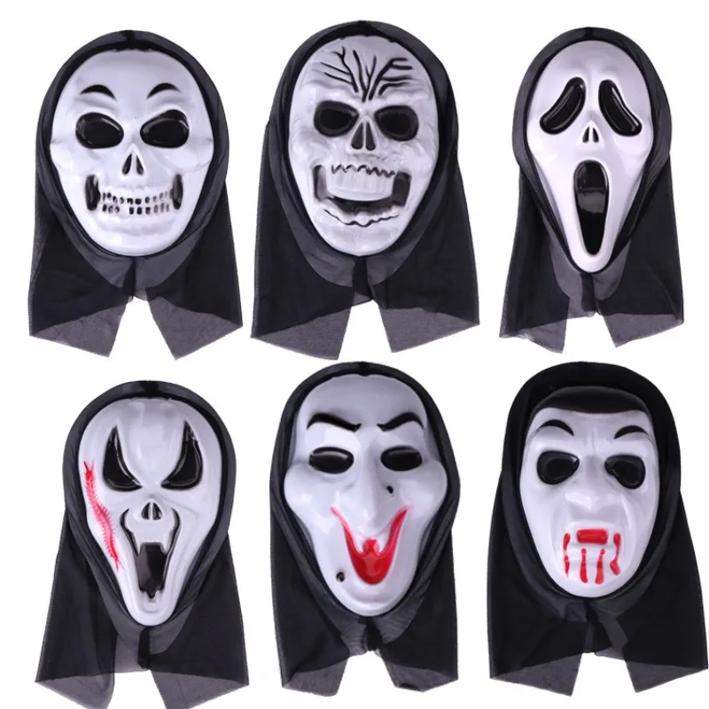 

New Halloween Mask Adult Children's Grim Reaper Single Horror Ghost Mask Ghost Face Ghost Mask Screaming Mask Masque Horror Mask